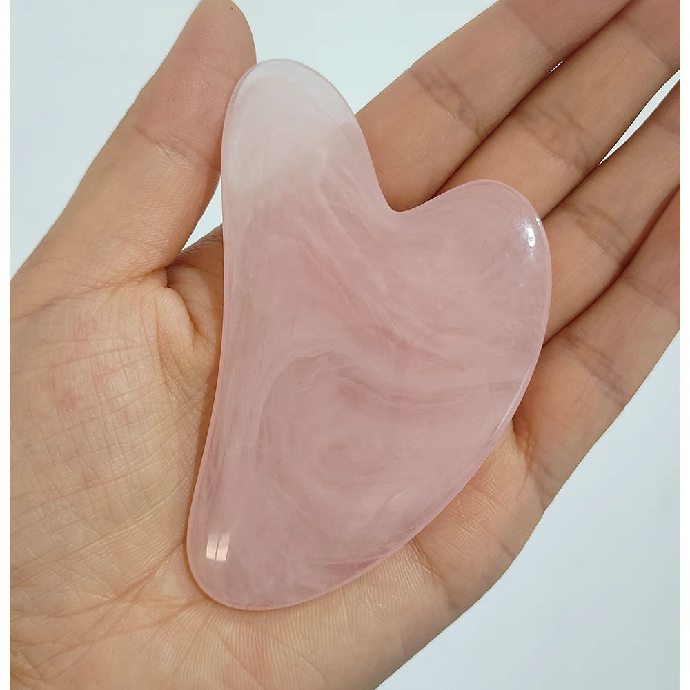 1PC Resin Gua Sha Massage Board Facial Skincare Guasha Tools Face Massager Scrapers for Face Neck Back Body SPA Massage Tool