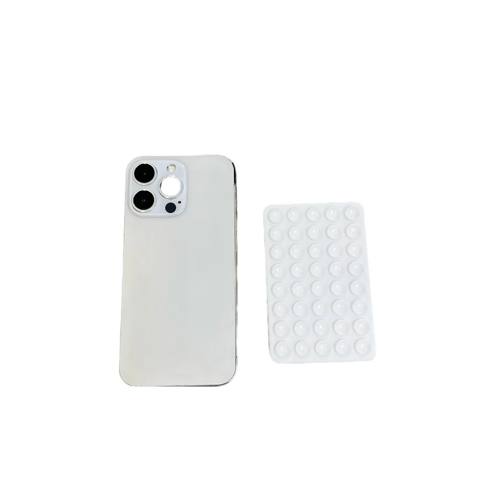 Double Sided Silicone Suction Cup Phone Case Detachable Stand for Hands-Free Selfies and Videos Just Use for Smooth Glass