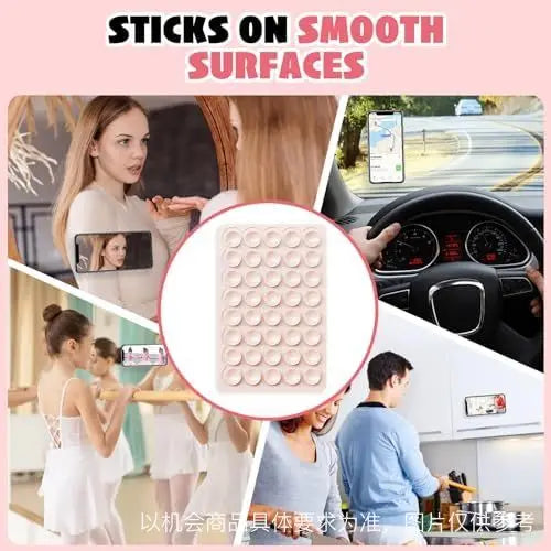 Double Sided Silicone Suction Cup Phone Case Detachable Stand for Hands-Free Selfies and Videos Just Use for Smooth Glass
