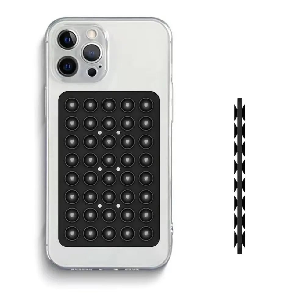 Double Sided Silicone Suction Cup Phone Case Detachable Stand for Hands-Free Selfies and Videos Just Use for Smooth Glass
