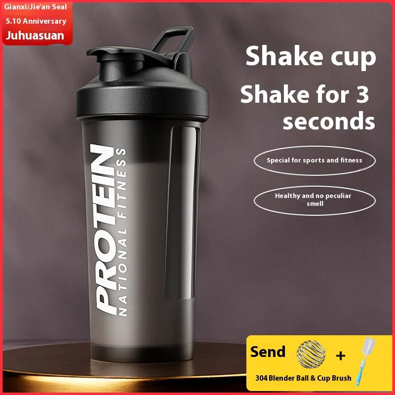 Shaking Cup Fitness Sports Water Cup Protein Powder Shaking Cup Milk Shake Brewing Mixing Cup Male Female Cup