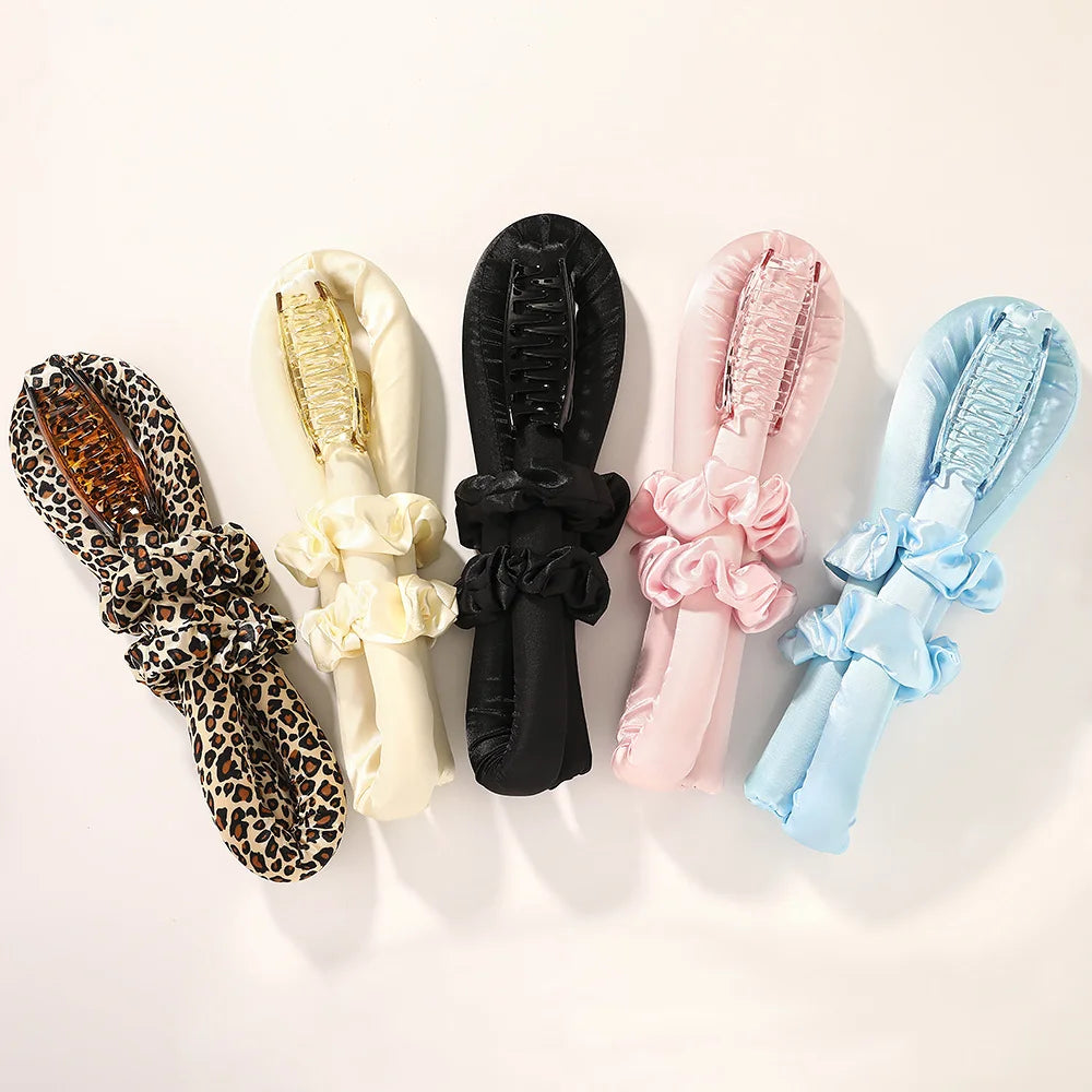 Heatless Hair Curls Headband – Overnight Curling Set (1-2 Pcs)
