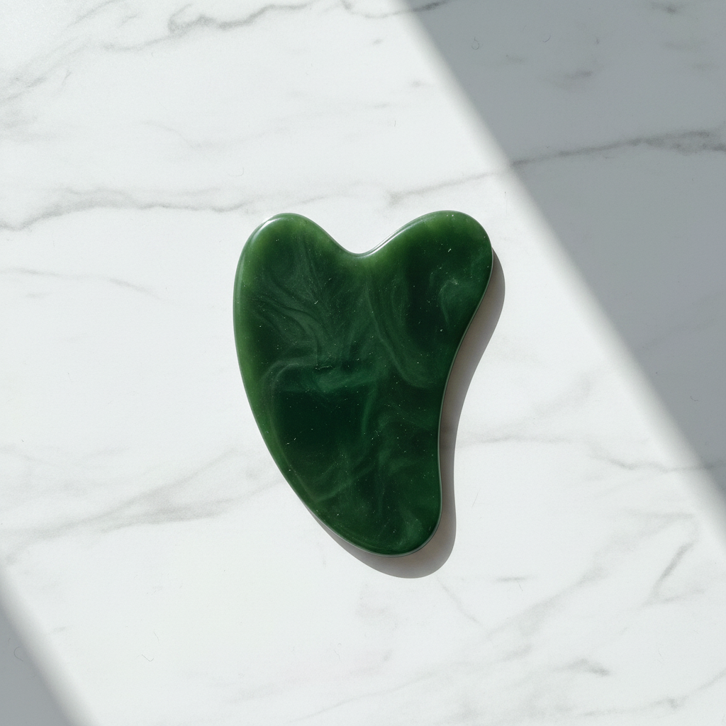 Resin Gua Sha Massage Board – Full Face Sculpting & Lymphatic Tool
