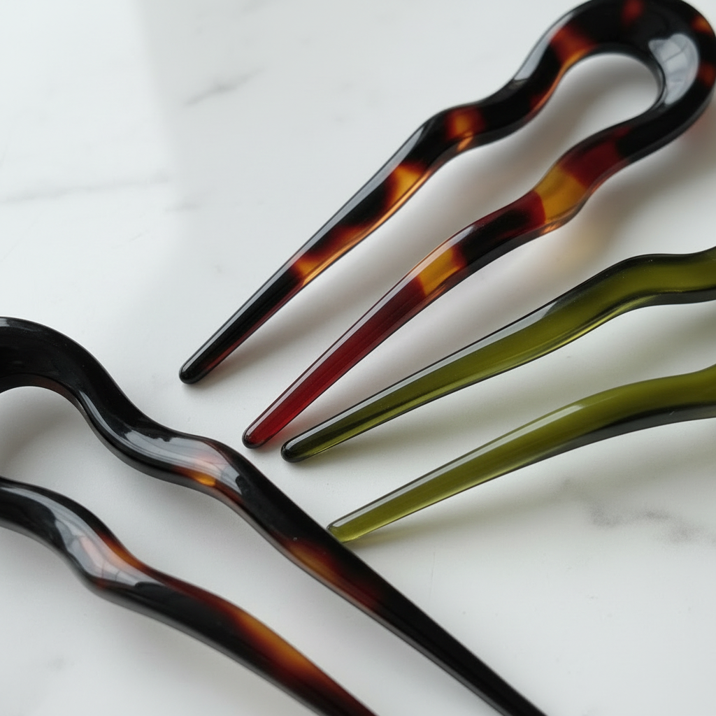 French-style U-sheped hairpins