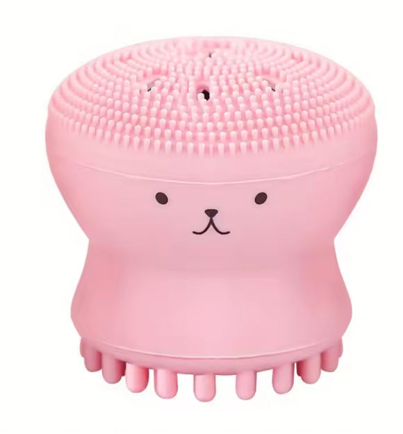 Octopus Facial Cleansing Brush – Deep Pore Silicone Scrubber