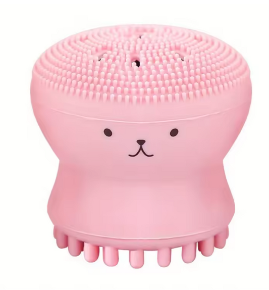 Octopus Facial Cleansing Brush – Deep Pore Silicone Scrubber