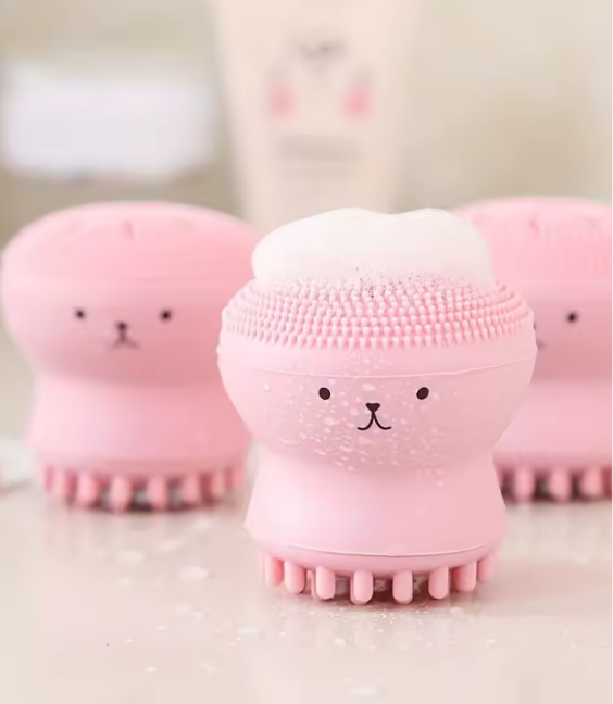 Octopus Facial Cleansing Brush – Deep Pore Silicone Scrubber